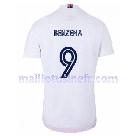 Maillot de Foot Real Madrid Karim Benzema 9 Domicile 2020-21 Maillot de Foot Real Madrid Karim Benzema 9 Domicile 2020-21